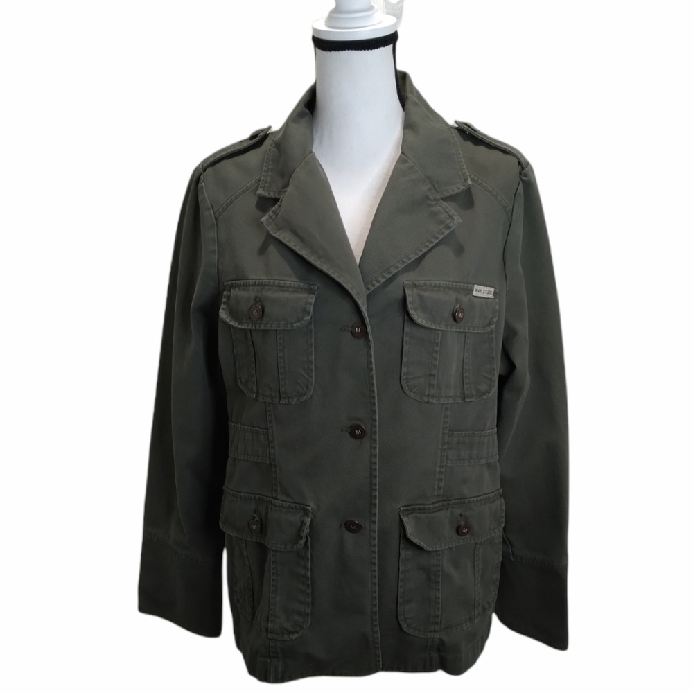 Max Studio Jeans l 4 Pocket l L/S l Military Jacket l Size XL